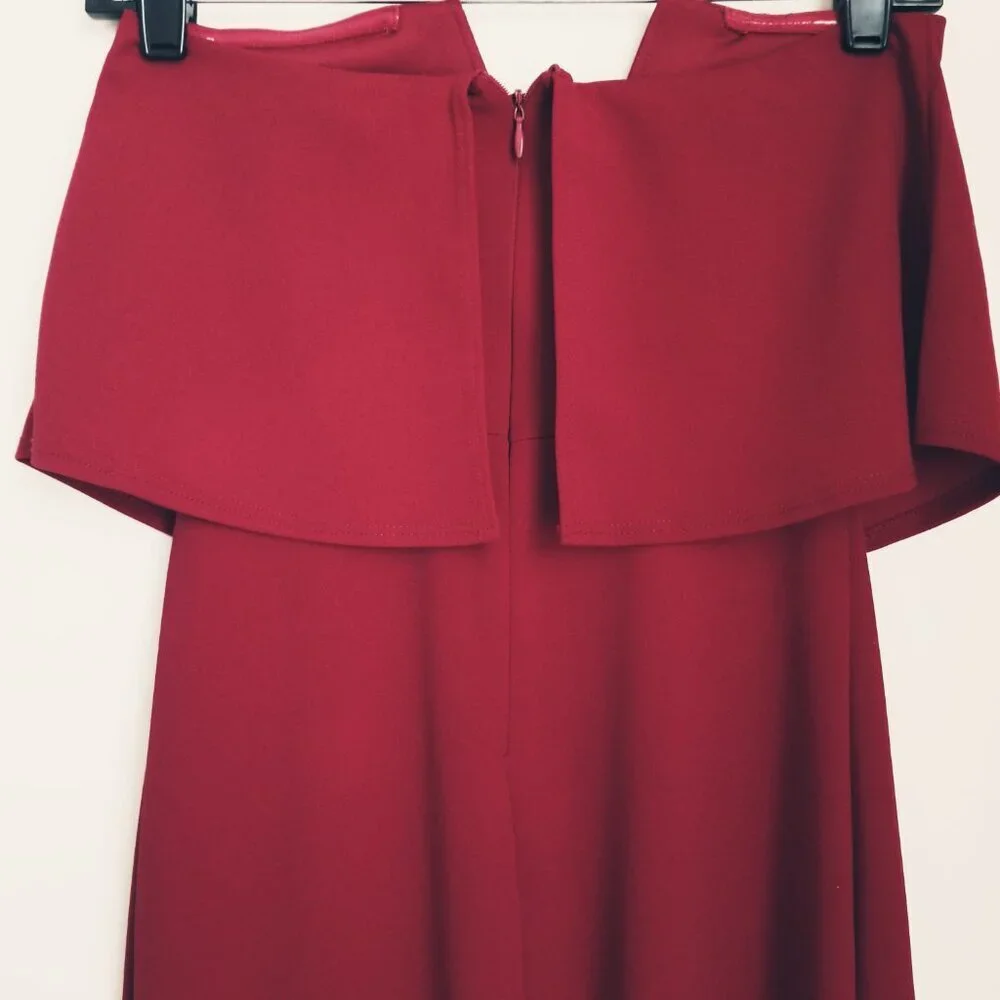 Lulu's Red Strapless Maxi Dress - Picture 11 of 14